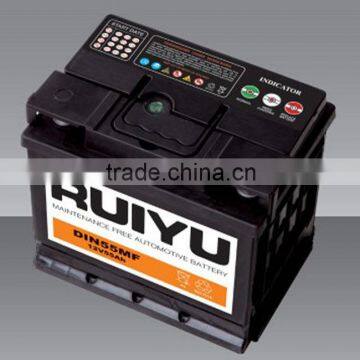 Maintenance Free Car Battery 56077 12V 60Ah RUIYU