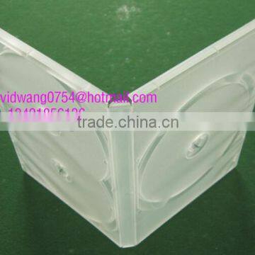 14mm Clear 3discs Dvd Case With Smooth Film