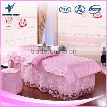 Plain Color Match Chair Skirt Spa Massage Salon Bedding Sets