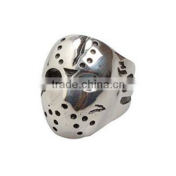 Fashion forward skull titanium steel ring man ring personality punk ring