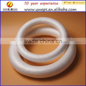 white christmas styrofoam rings