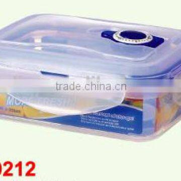 silicone lock plastic food container lunch box