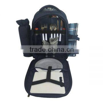 Enrich Picnic Backpack With Cooler Compartment,outdoor Person Picnic Set for 2 Person Quality Choice photo-2