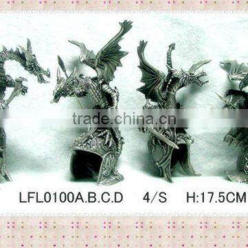 High quality pewter Metal dragon LFL0100