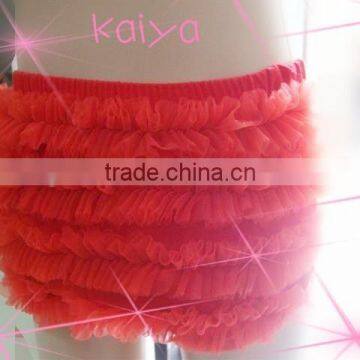 Latest Design Newborn Underwear Baby Comfortable Ruffle Bloomer photo-2