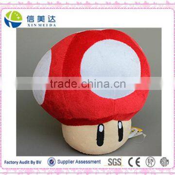 Super Mario Plush 22cm Red Mushroom Doll Stuffed Animals Soft Figure Anime Collection Toy