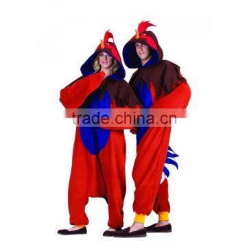 St Amusement Park Cartoon Character Animal Shape Clown Clothing Cock Rooster Jumpsuits