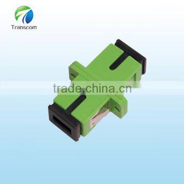 Green SC/APC Single Mode Fiber Optic Connector Adapter