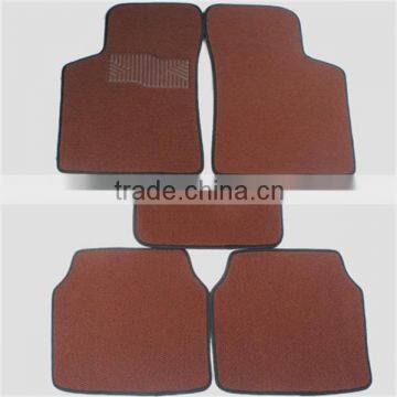 Brown Red Waterproof Floor Car Mat 3D