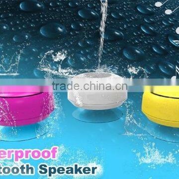 Portable Shower outdoor Wireless Bluetooth 3.0 Car Music Mic Speaker with Suction Cup