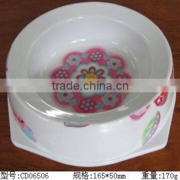 Melamine high quality printing pet food bowl