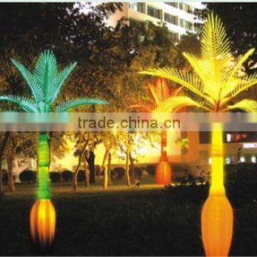 2013 Hot Street Decoration Yellow Led Coconut Palm Tree Light