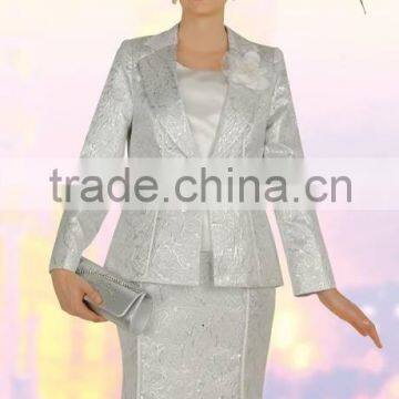 sliver lurex for woman suit cloth-jacquard light soft touching-own factory made