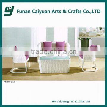 white wicker new design hot sell 4pc patio furniture