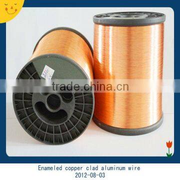 Enamelled copper covered aluminum wire for transformer