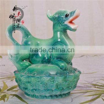 dragon shape FRANZ Jingdezhen made goods in stock Ceramic Wine bottles