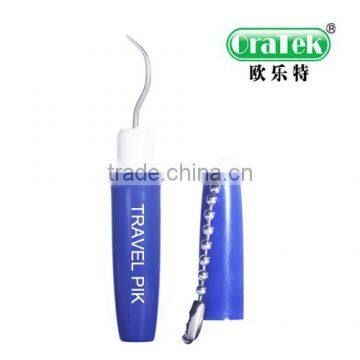 oral care products manufacturer for travel toothpick with keychain