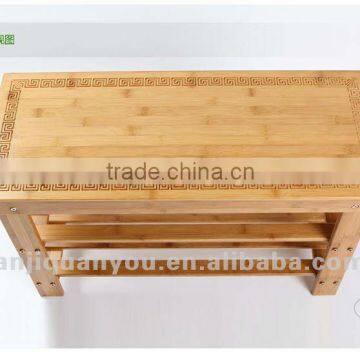 detachable bamboo Multifunctional Shoe Rack bench