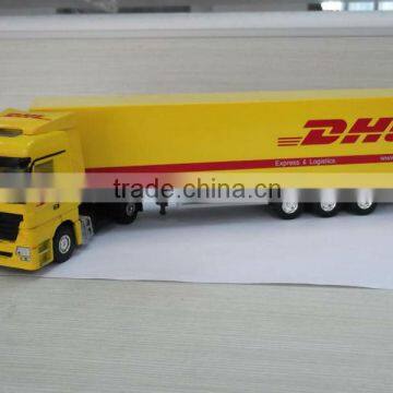 1:50 promotional die cast container trailer truck model