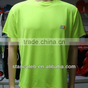 Manufacturer Polyester Quick Dry Sports T-shirt,Men and Women T-shirt