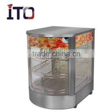 CI-1P Hot sell pie warmer/food warmer showcase /pie display warmer showcase commercial 3 layers