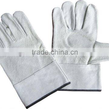 Premium cow split leather palm work gloves