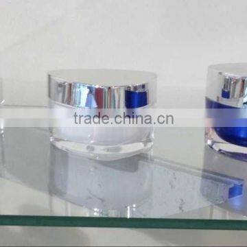 fashion cosmetic pack bottle and jar,Acrylic cosmetics cream bottles and jars