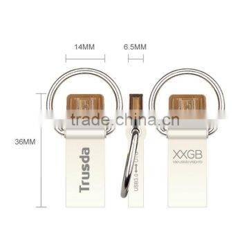2016 hot selling 2 in 1 mirco usb OTG usb flash drive for sandisk