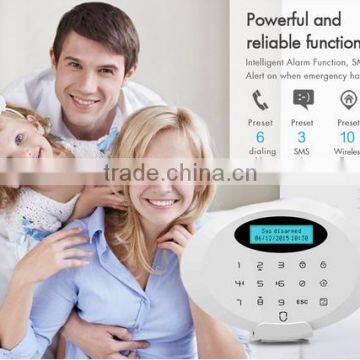 Hot Sale Touch Screen Bluetooth WirelessGSM Home Alarm System With APP SOS and SMS Low Battery Alert, CE RoHS (GS-M3GB) photo-5