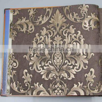 New Catalog of 2014 Pvc Deep Embossed Wallpaper Italian Style Alpha 80101 Waterproof Soundproof photo-3