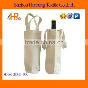 Canvas wine bottle bag