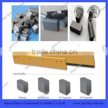 ISO manufacturer customized cemented tungsten carbide snowplow inserts,blade for snow plow