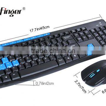Shenzhen Factory Dual Multimedia 2.4G Wireless Keyboard and Mouse photo-4
