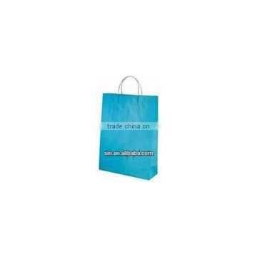 blue packing paper bag