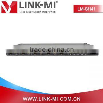 LINK-MI LM-SH41 Digital and Analog Signal 4 Way HD Video Synthesizer With RS232 photo-4