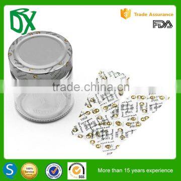Free sample cheapest price water bottle cap seal label import to south africa area