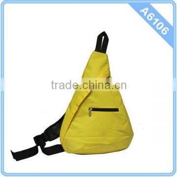 Sling Triangle Backpack Bag Body Bag Yellow