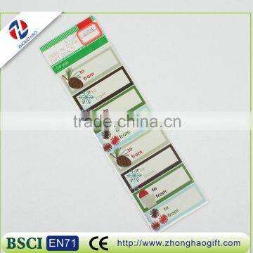 water proof paper label sticker with printing