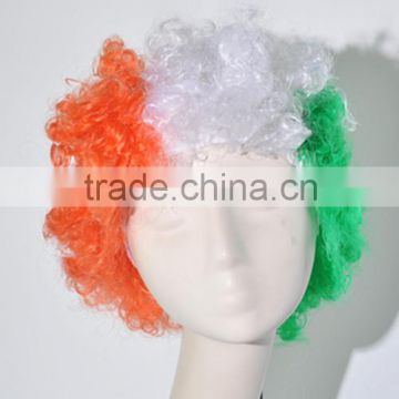 Crazy color clown fans wigs football fans wig N353