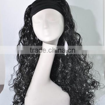 Blonde Spiral Curl Streak Witch Wigs N209