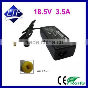 Factory direct 65W power supply 18.5V 3.5A 4.8*1.7mm laptop adapter for Benq S72G S73EG S73E P550 notebook charger