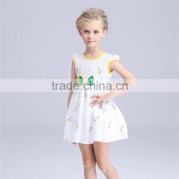 2016 OEM Service Softtextile Baby Cotton Frocks Designs for 2-8 Years Girl photo-4