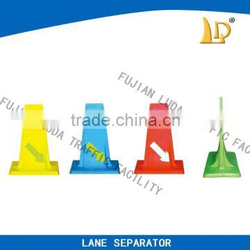 Colored Extensible Ttaffic Lane Separator With High Quality