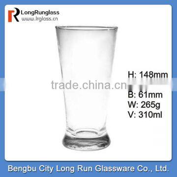 LongRun 10.5oz new fashion fancy long glass cup&glass wne cup&juice drinking glassware