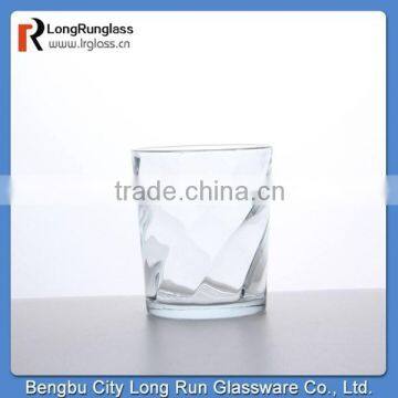 LongRun 2015 hotsales 353ml stylish barware water whisky drinking glasses cup manufacture