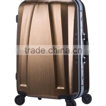 2016 Luggage and Travel Bags Professional Wheeled Aluminum Trolley Flight Suitcase