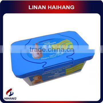 Chinese OEM manufacture supplier nonwoven baby wipe plastic cases