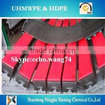 Conveyor Impact Bed Bar with UHMWPE capped/aluminium alloy UHMWPE plastic Conveyor impact bed bar