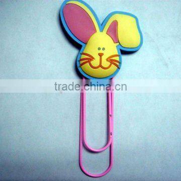 3d soft pvc lovely book mark