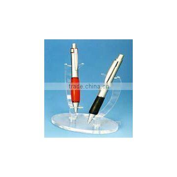 Fashionable clear acrylic custom desktop pen display holder hot sale